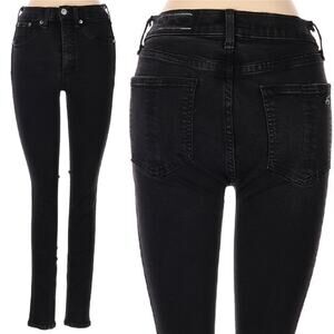 Rag & Bone Size 25 Black Skinny Jeans